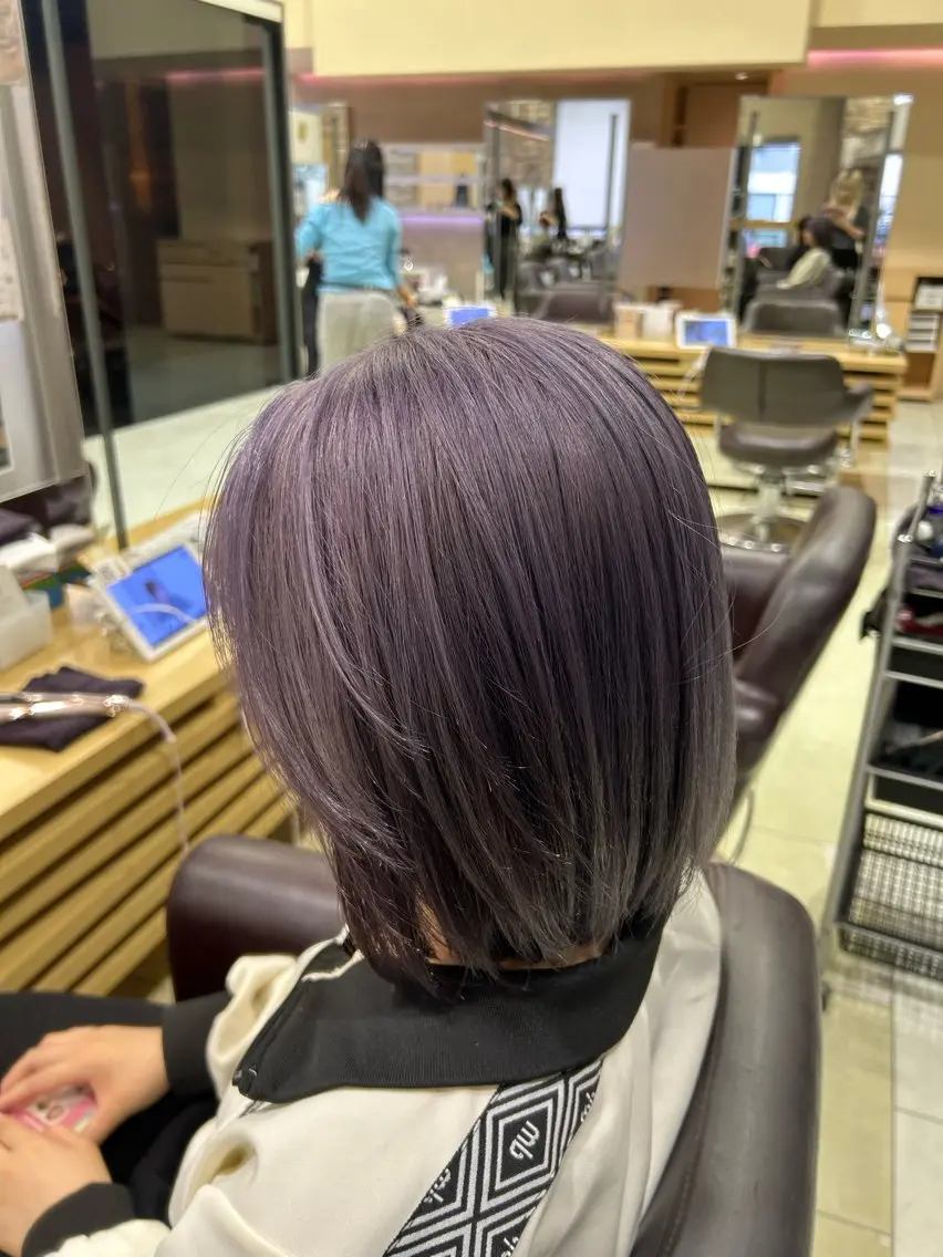 カラー ヘアカラー mira🎀 ┊︎透明感カラー🫧のヘアスタイル