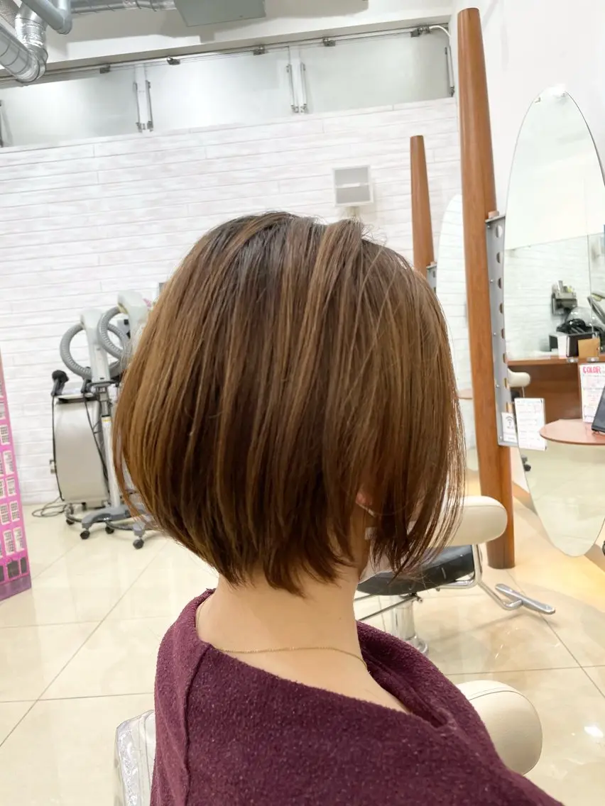 【ミニモ限定】✂️ショート➕ハイライト➕ブリーチ✂️の写真