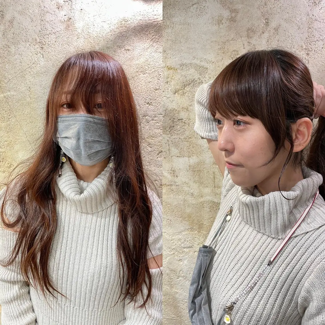 ロング 小顔カット セキネ シュウヘイのヘアスタイル