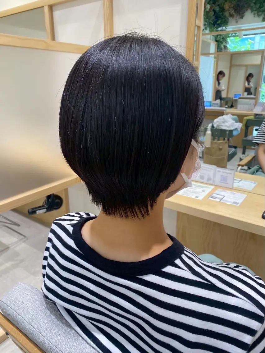 ショート spinhair荻野 莉帆のヘアスタイル