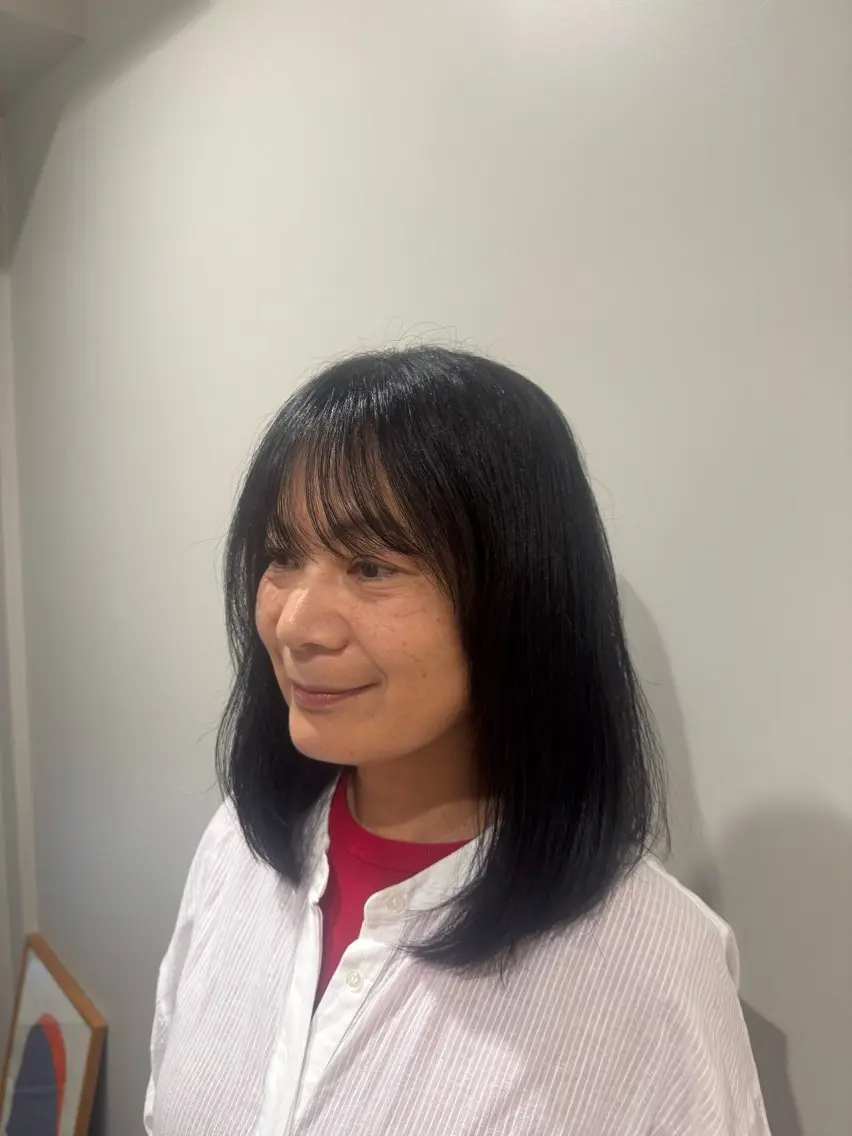 カラー ヘアカラー 櫻木 志穏のヘアスタイル