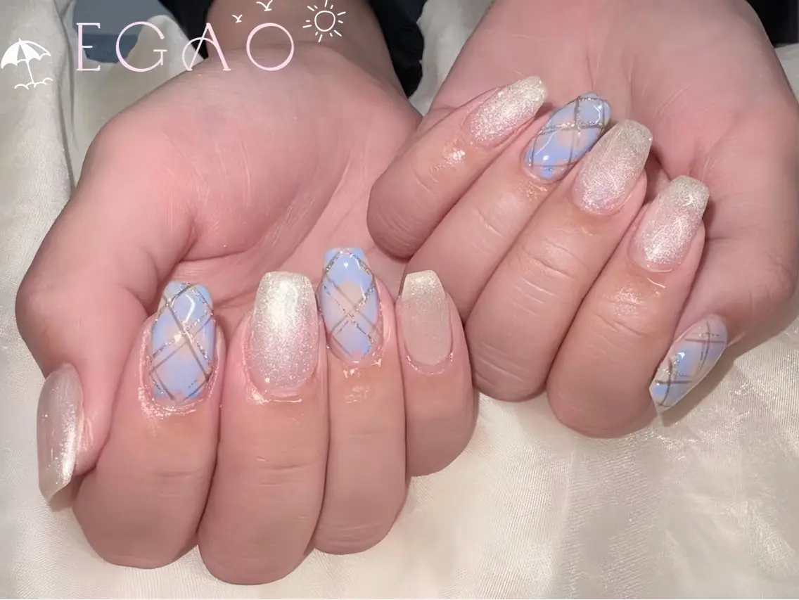 ネイル アートネイル フットネイル フレンチネイル ジェルネイル グラデーション EGAO NAIL 錦糸町店のネイルデザイン