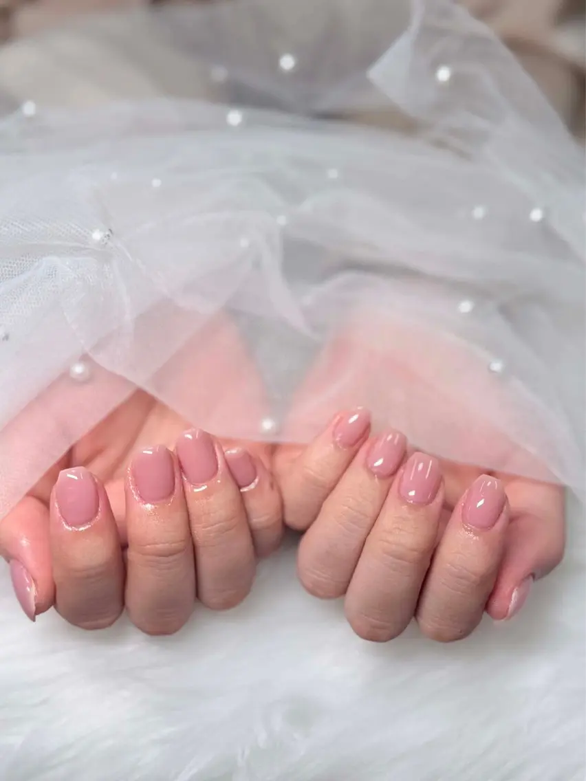 ネイル ジェルネイル 韓国ネイル オフィスネイル パラジェル シンプルネイル ハンドネイル GOHOUBI Nail 心斎橋店のネイルデザイン