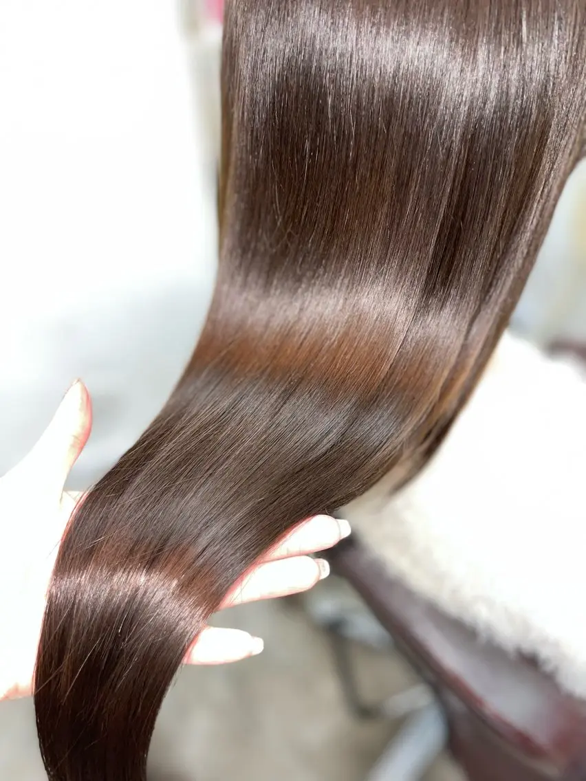 ロング トリートメント 韓国ヘア🤍髪質改善 🇰🇷AKANEのヘアスタイル