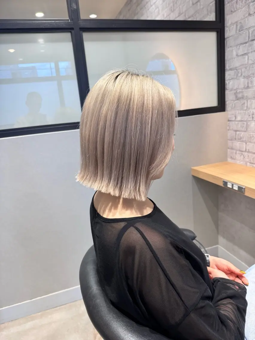 ショート ボブ 外ハネヘア カット トリートメント 宮腰一磨 ・ショート・ボブ🌿のヘアスタイル