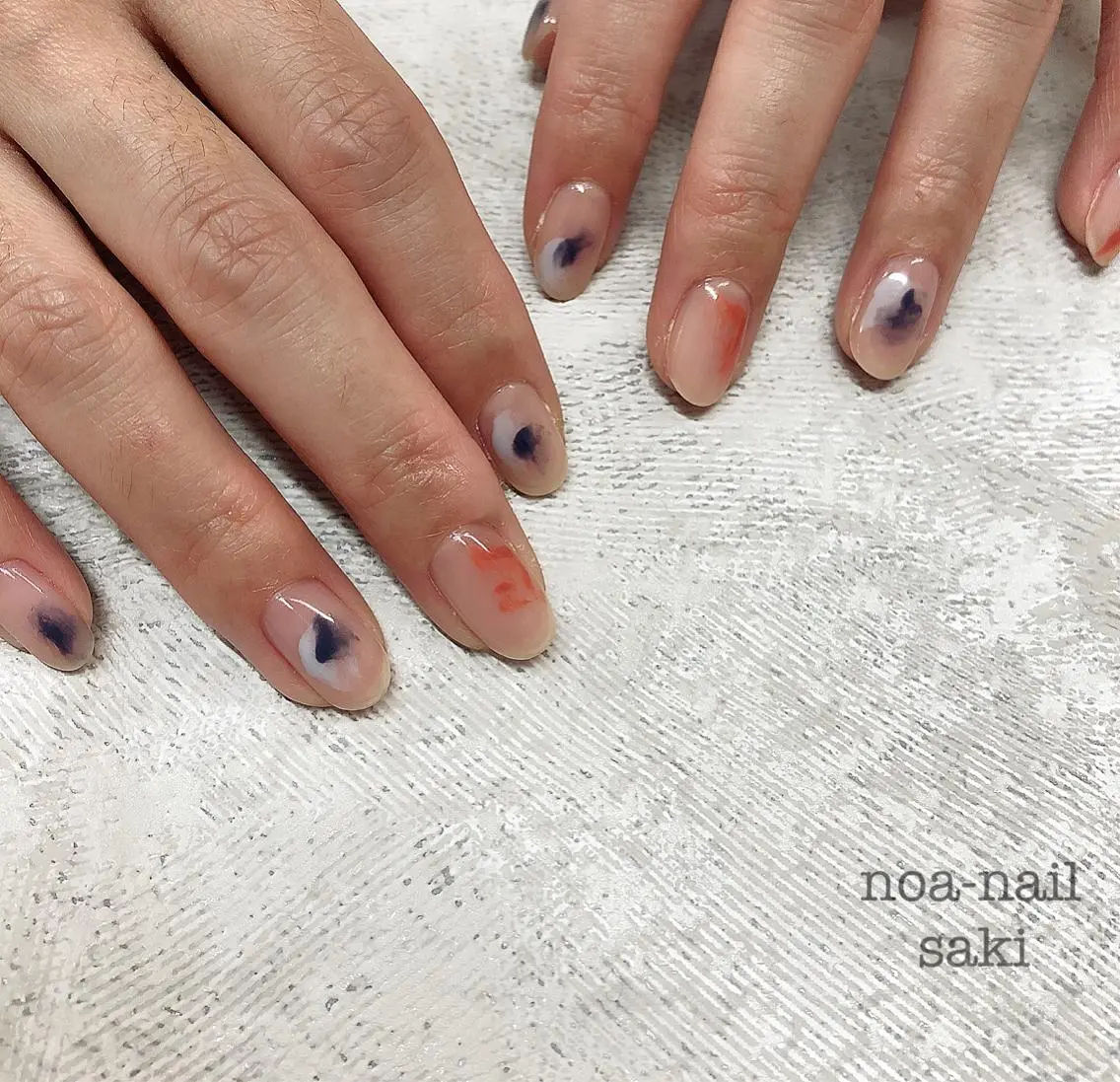 ネイル アートネイル ニュアンスネイル ショートネイル専門店 noaのネイルデザイン