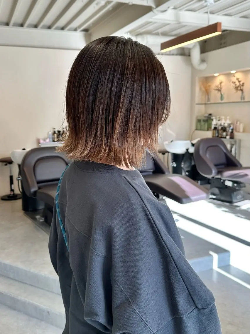 ショート カラー カット ヘアカラー トリートメント ハイトーン×似合わせ 🌱中川慎之介のヘアスタイル