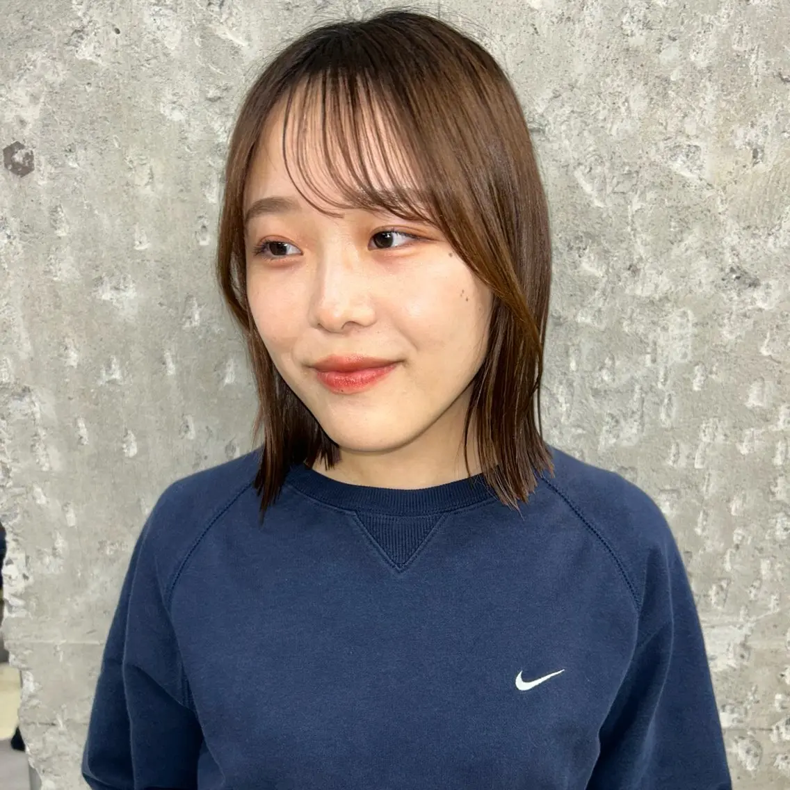 セミロング カラー ヘアアレンジ 新高円寺 Miranoのヘアスタイル
