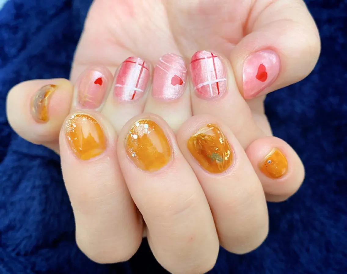 ネイル ニュアンスネイル バレンタイン ハンドネイル ハンドケア u sのネイルデザイン