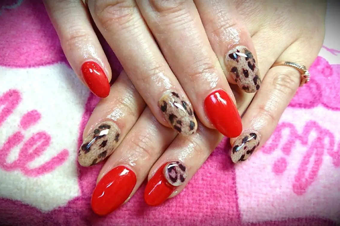 ネイル アニマル柄 おそろいネイル nail yukkoのネイルデザイン