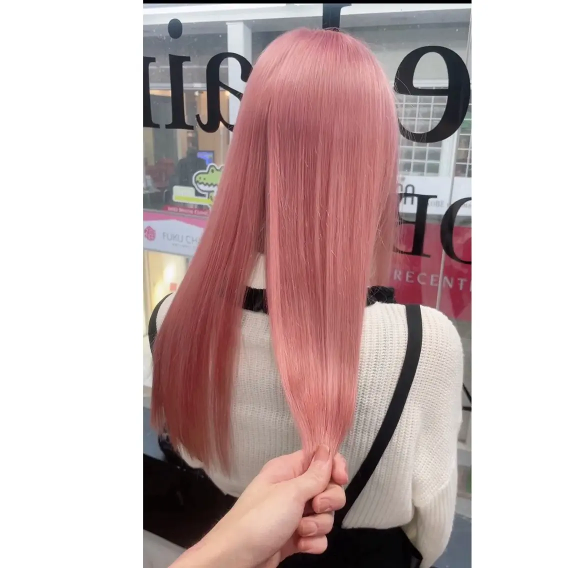 ロング ヘアカラー ブリーチ　BAM BIのヘアスタイル