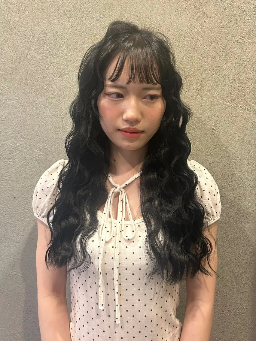 ロング カラー ボブ&寒色🎐ᩚ 短髪 COCOROのヘアスタイル