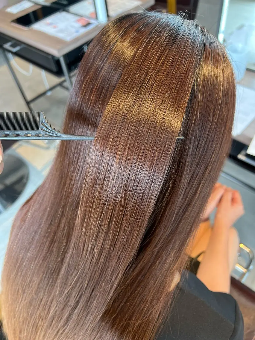 ロング トリートメント 酸熱トリートメント Kako🫧⭐️ アシスタント/モデルのヘアスタイル