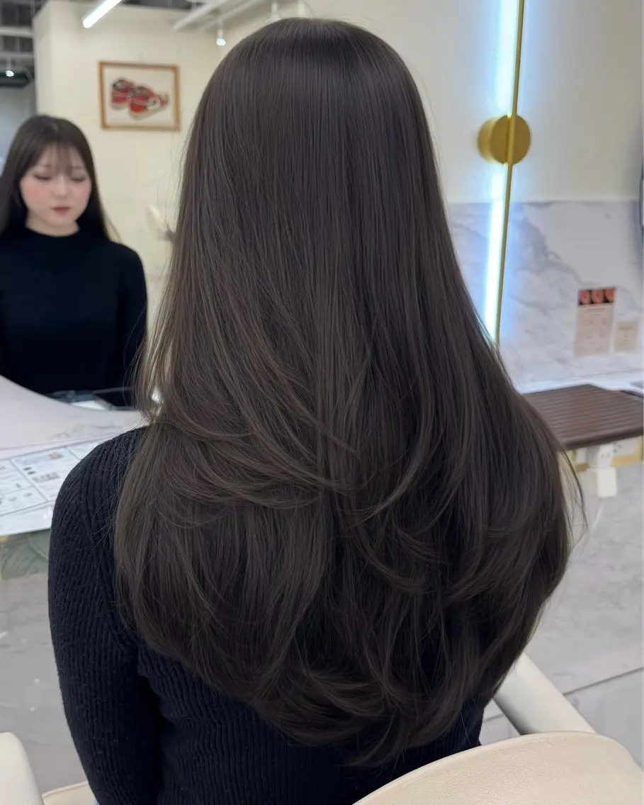 セミロング カラー ヘアアレンジ オリーブカラー レイヤーカット カット ヘアカラー トリートメント ヘアセット 髪質改善特化 🫧松野力也のヘアスタイル