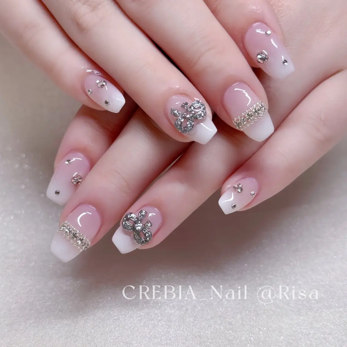 ネイル グラデーション ハンドネイル CREBIA Nailのネイルデザイン
