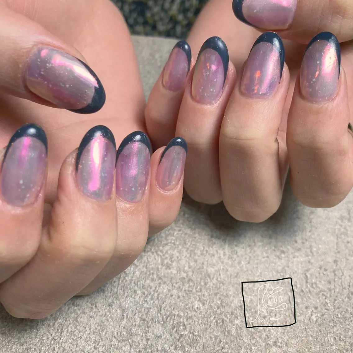 ネイル アートネイル クリアネイル フレンチネイル ワンカラーネイル ハンドネイル hamaguchi licoのネイルデザイン