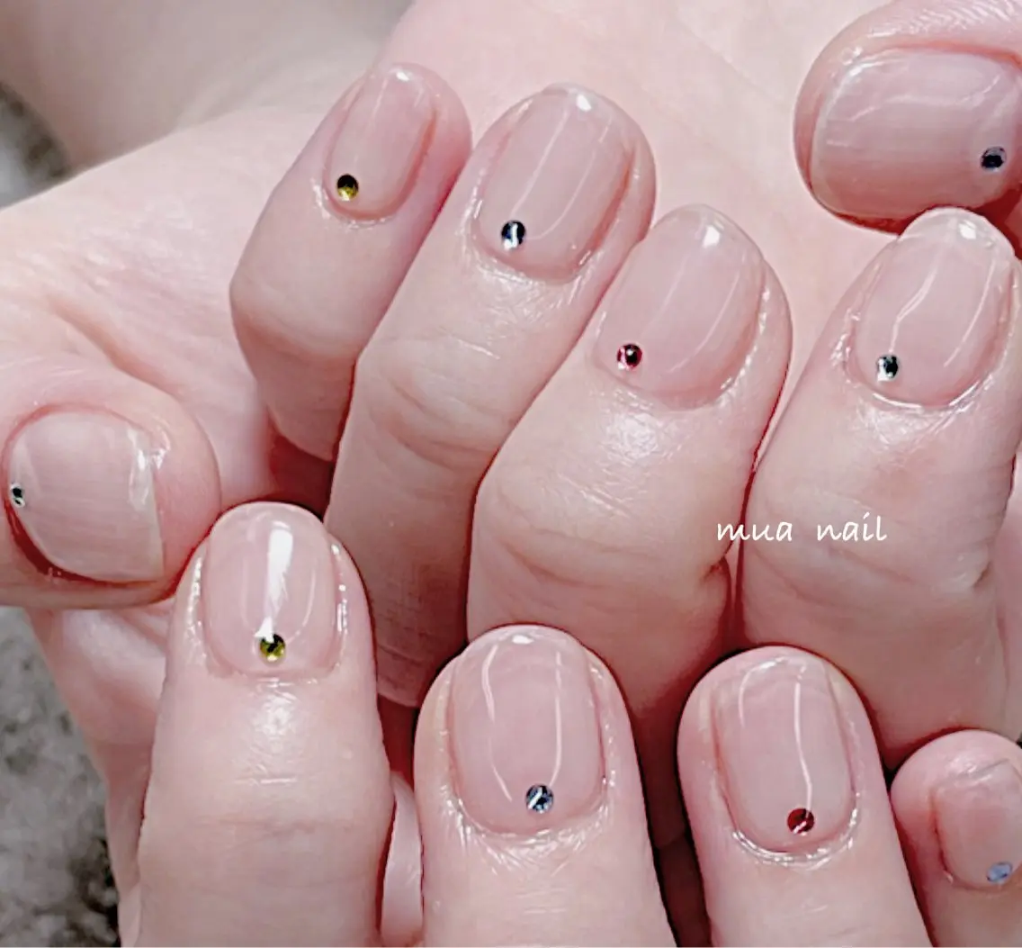 ネイル シンプルネイル ハンドネイル mua nail mikiのネイルデザイン
