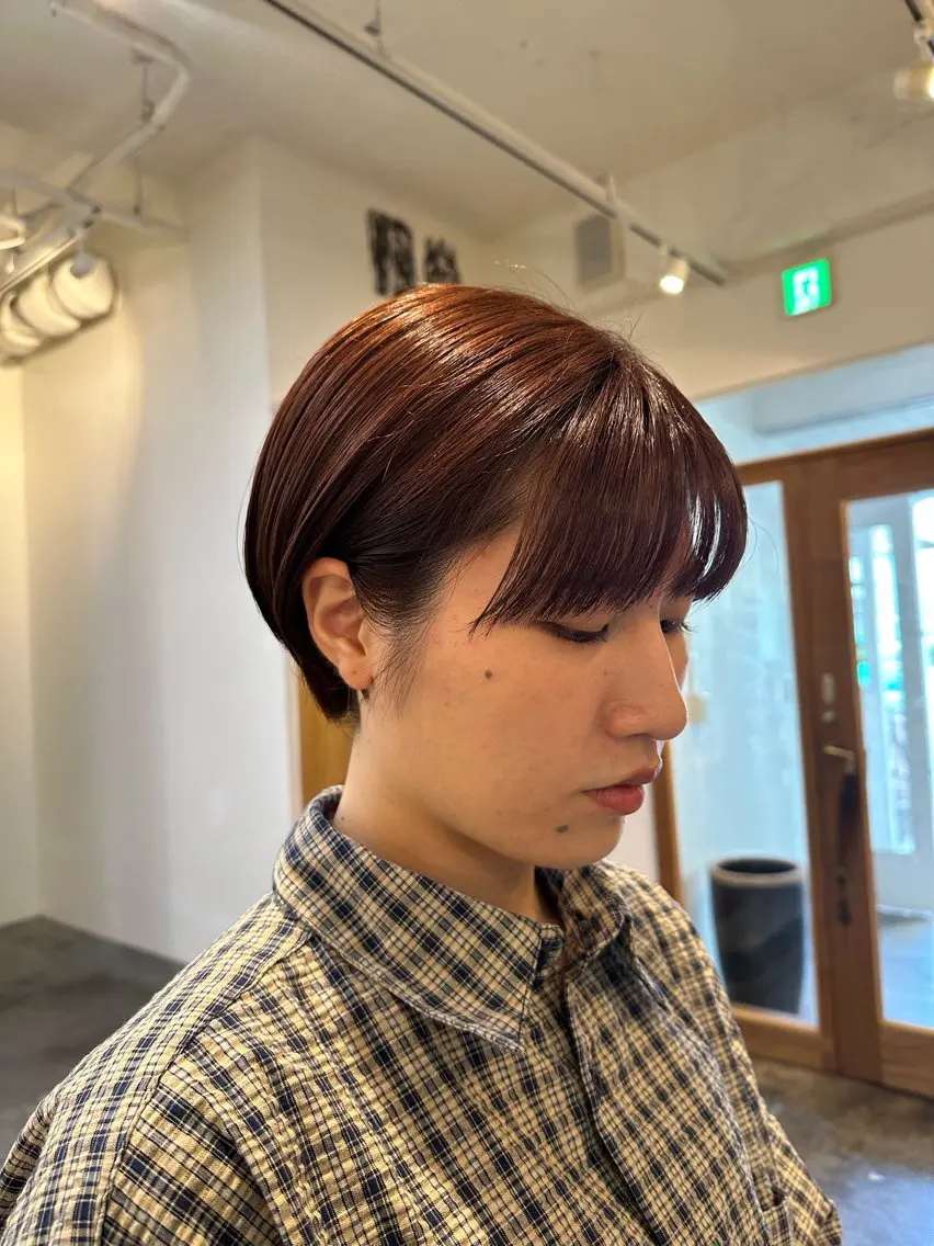 ショート カット ヘアカラー 田口 樹理のヘアスタイル
