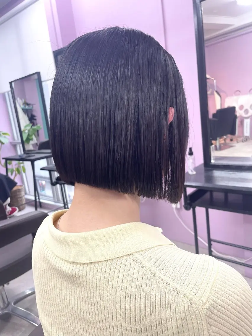 ショート カラー カット ヘアカラー トリートメント 高尾亮輔/ ボブ特化美容師のヘアスタイル