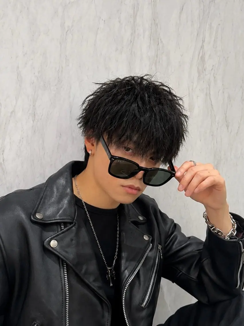 ミディアム メンズ カット 【メンズ特化】池袋 韓国スタイル飯塚のヘアスタイル