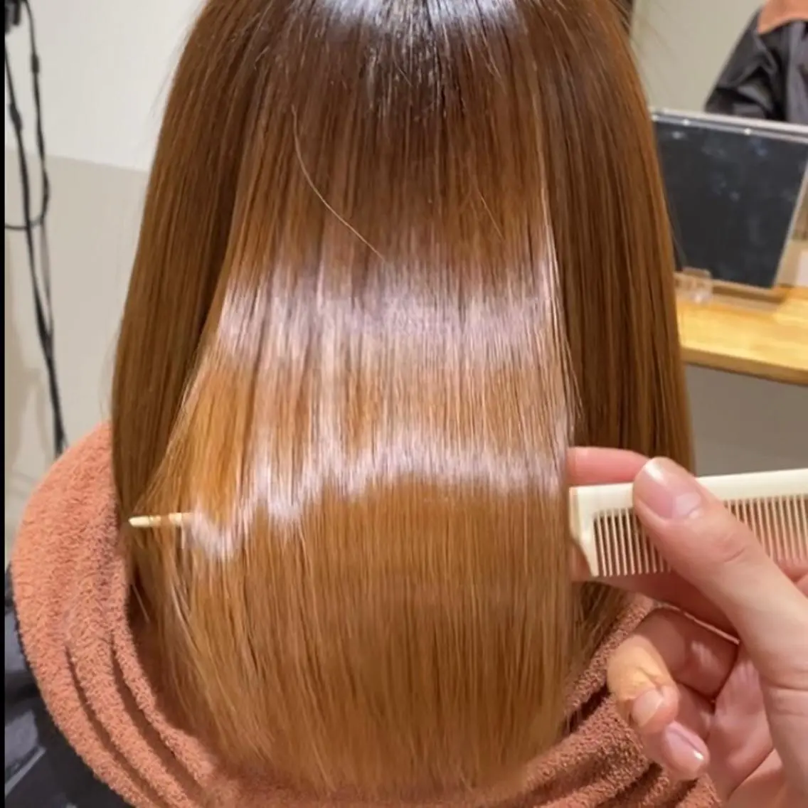 ミディアム 酸性ストレート ✨髪のお医者さん✨ イナガキハヤトのヘアスタイル
