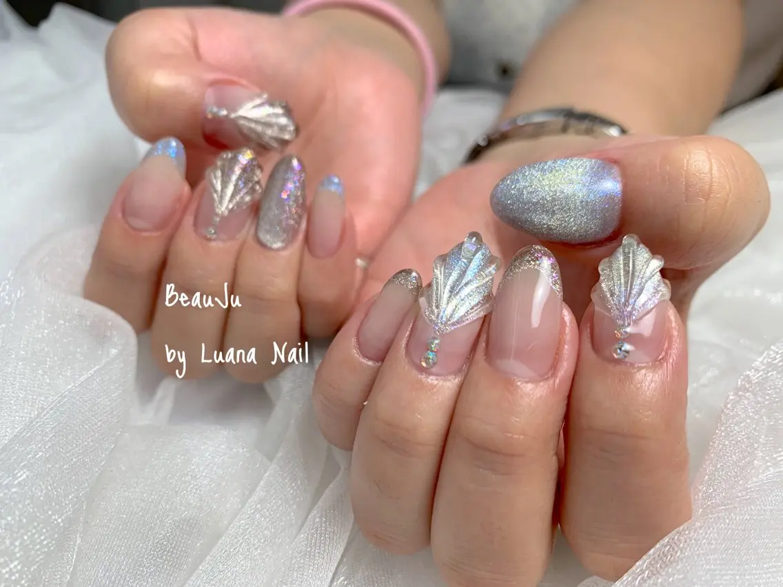ネイル マグネットネイル ハンドネイル BeauJu by Luana Nailのネイルデザイン