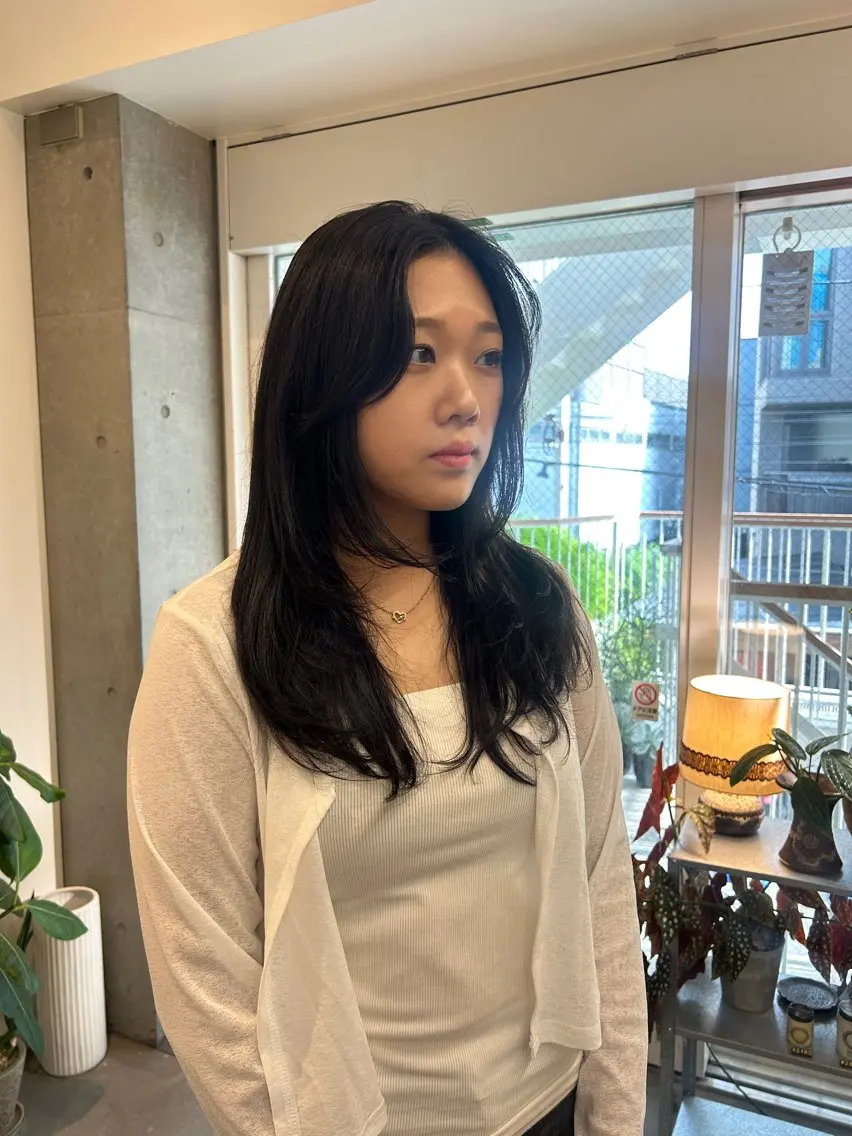 セミロング レイヤーカット カット トリートメント ラフで可愛いヘア 🐈⬛Rukaのヘアスタイル