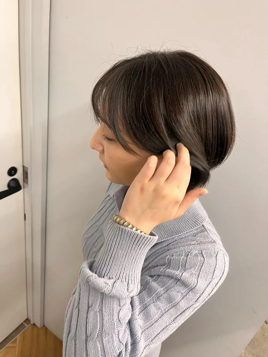 カラー koikiナチュラル オリーブカラー🦙のヘアスタイル