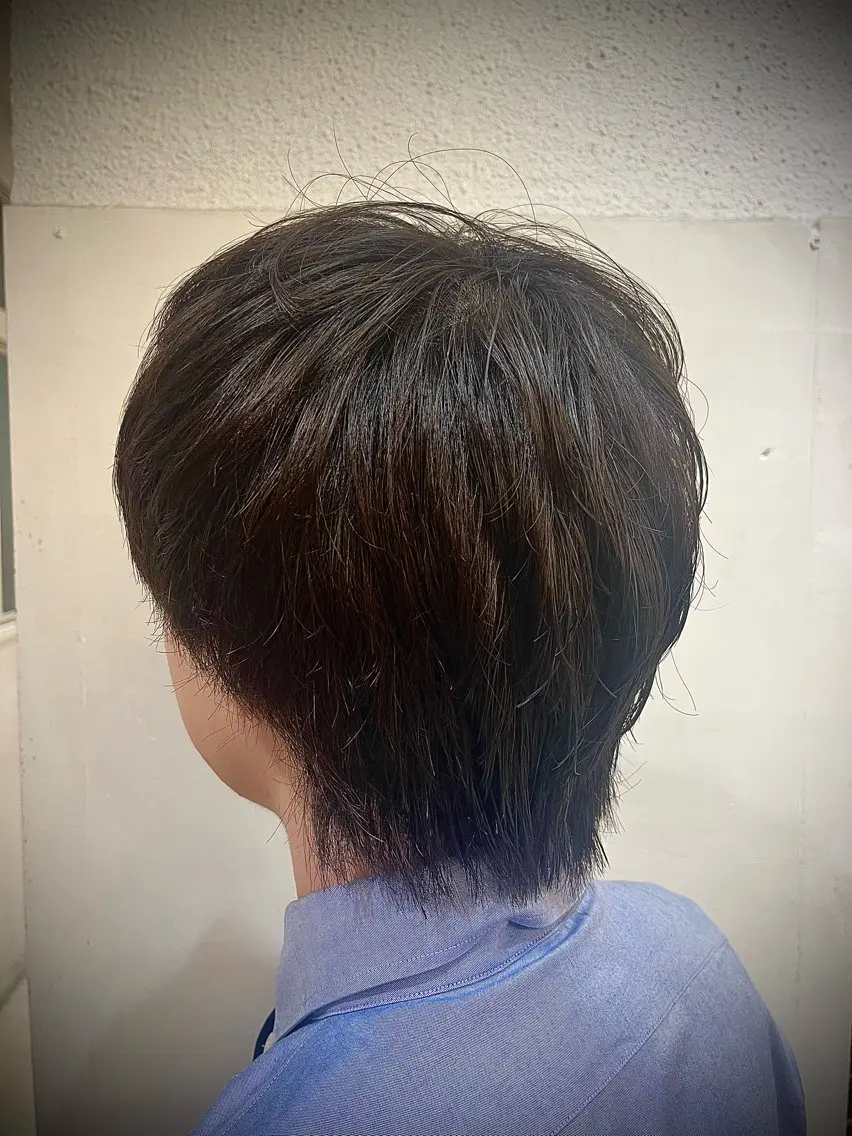 メンズ メンズウルフカット ウルフカット 🟦メンズ特化🟦 たかしま　あさひのヘアスタイル