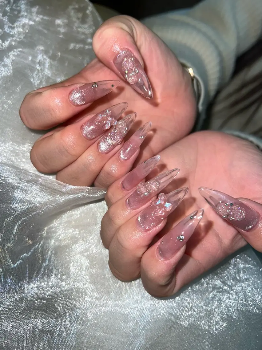 ネイル アートネイル 長さ出し ハンドネイル 🌺新小岩VILL Asa.のネイルデザイン