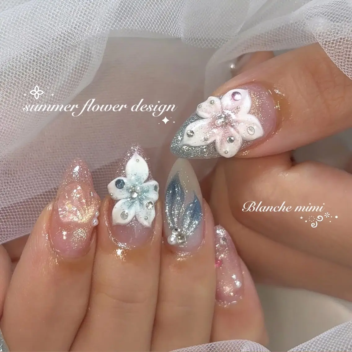 ネイル ハンドネイル Blanche mimi.u_aのネイルデザイン