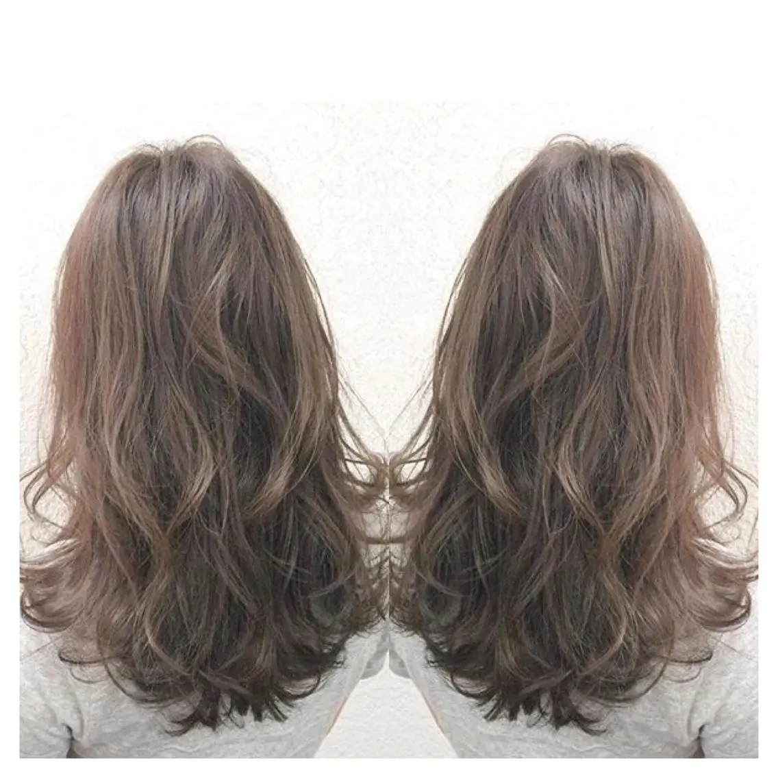 セミロング ロング カラー biscohair 髪にドラマを。のヘアスタイル