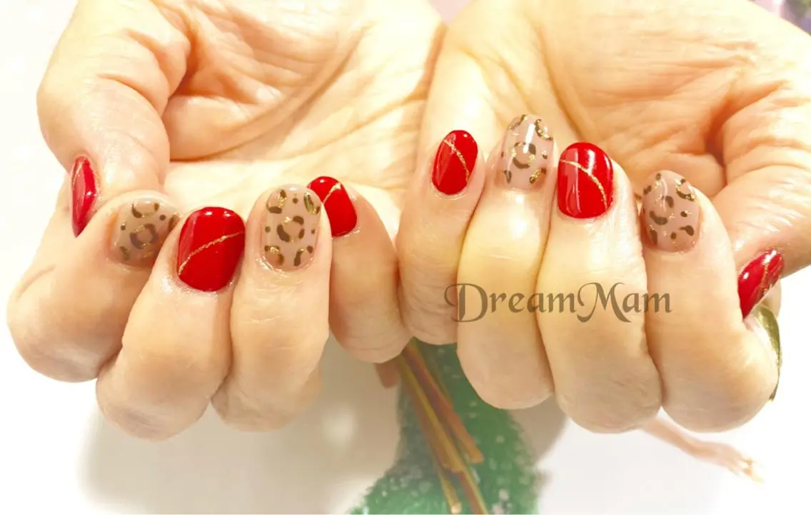 ネイル アニマル柄 ハンドネイル Nail Salon Ｄream Mamのネイルデザイン