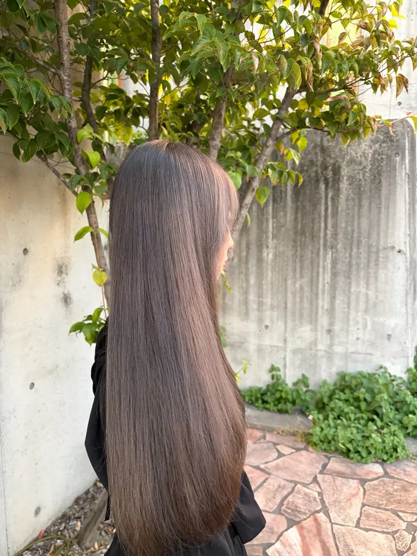 カラー グレージュ 💫透明感カラー💫 芝淵　日留菜のヘアスタイル