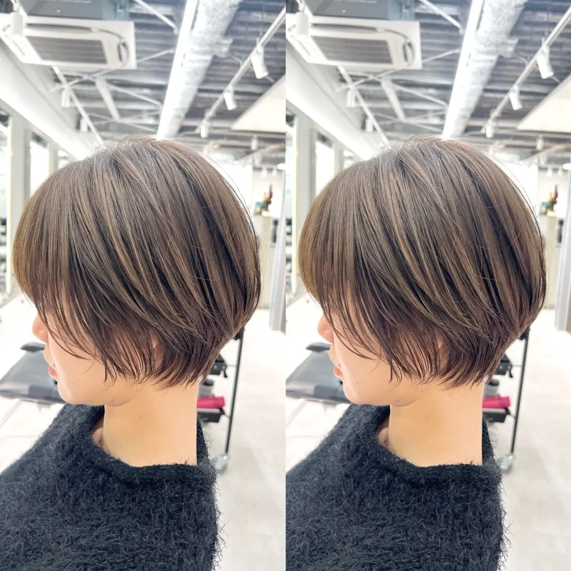 ショート カット ヘアカラー トリートメント ツイスパ/シャドウ 矢吹俊大郎のヘアスタイル