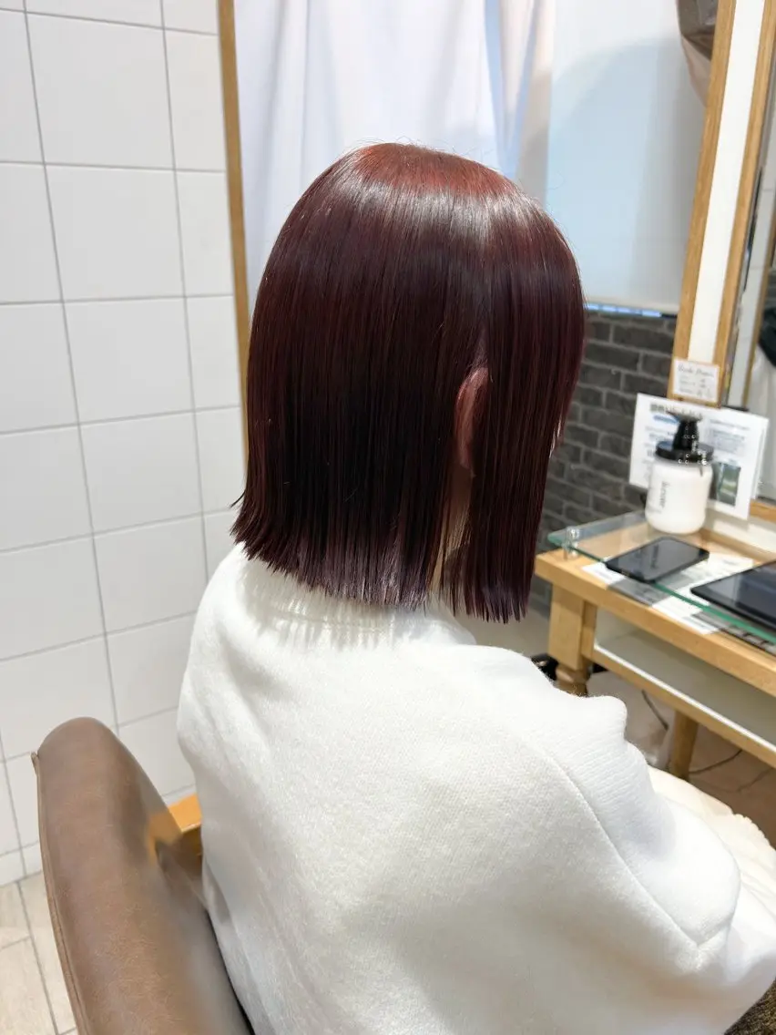 ミディアム カット ヘアカラー トリートメント Ami 🕊‎✨のヘアスタイル