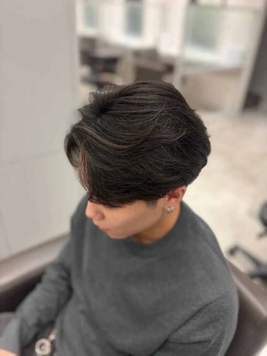 メンズ カット パーマ ｈｉｎａ🦋西梅田 カラーモデル募集中のヘアスタイル