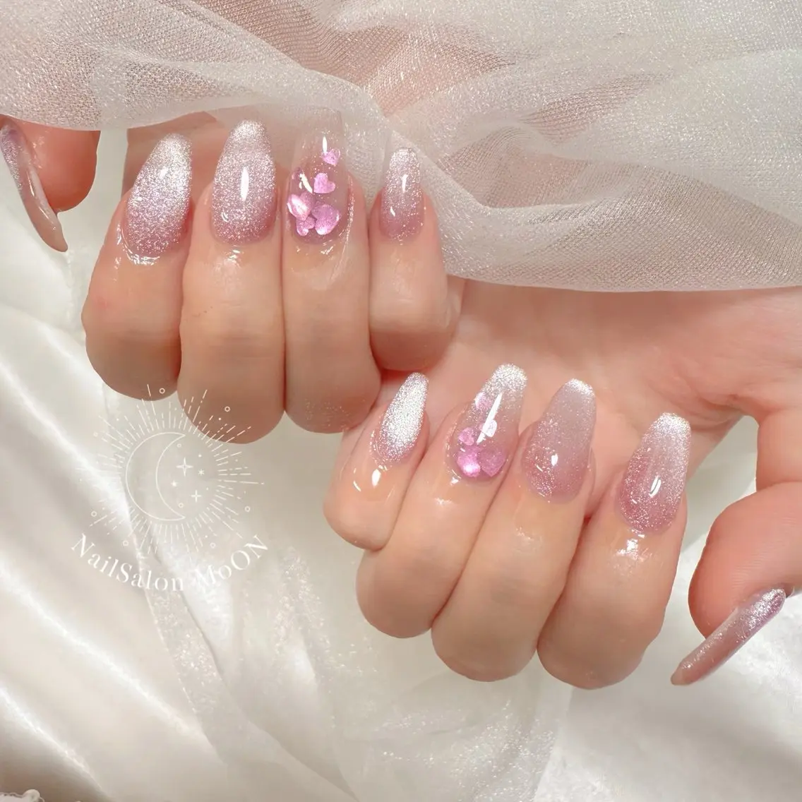 ネイル アートネイル マグネットネイル ハンドネイル ハンドケア MoON...❤︎ MeGuのネイルデザイン