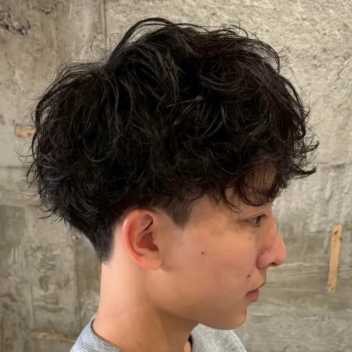 パーマ メンズ 【束感セット】 あおいのヘアスタイル