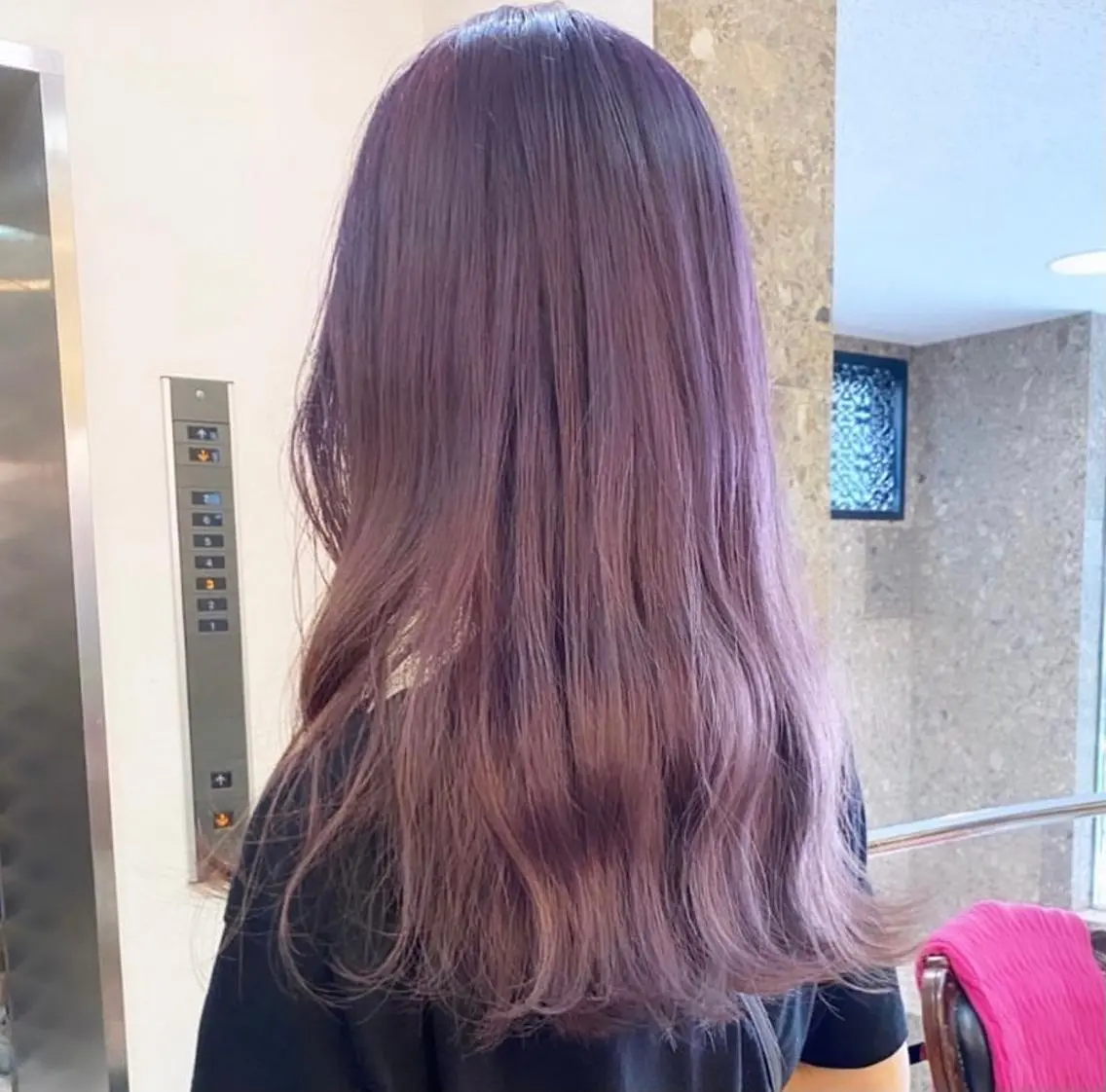 ロング カラー ヘアアレンジ ヘアカラー トリートメント 福岡似合わせレイヤー /ウルフ/ハイトーンのヘアスタイル