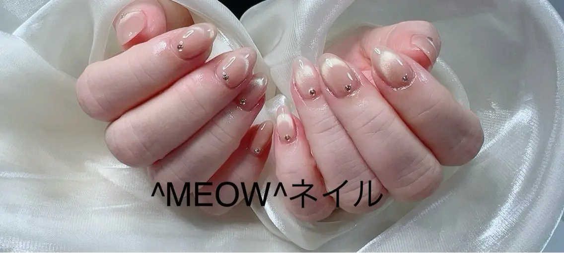 ネイル ストーンネイル ハンドネイル ^MEOW^ salonのネイルデザイン
