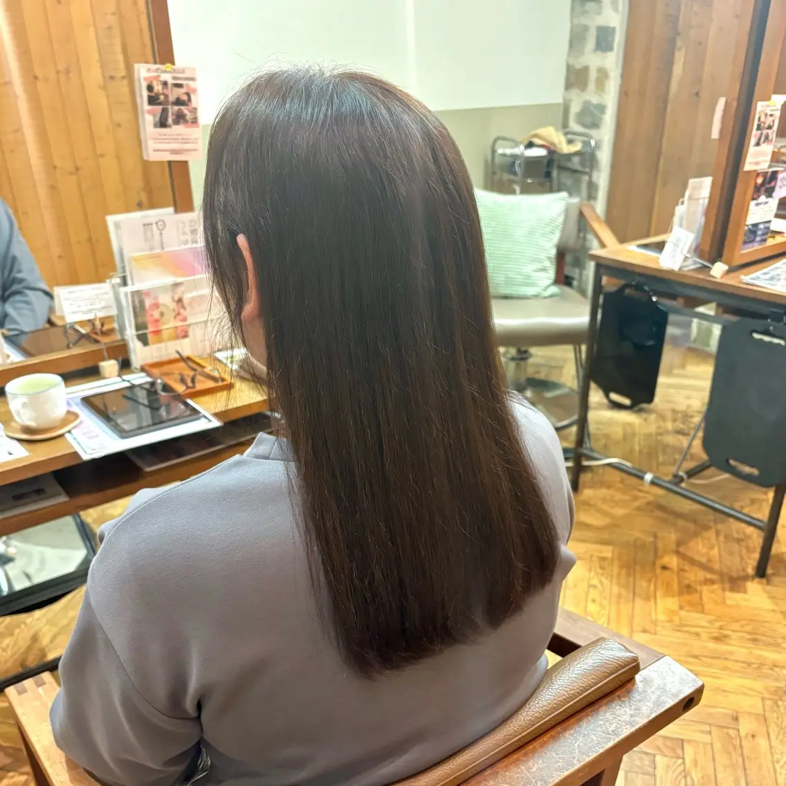 カラー グレージュ カットモデル🌱/ momoのヘアスタイル