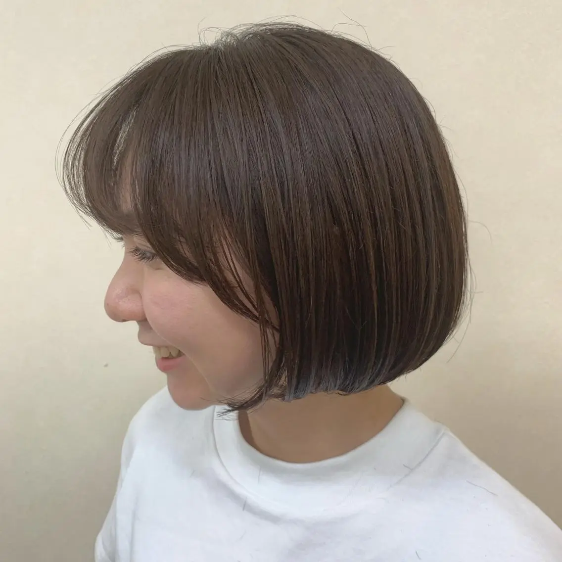 ショート 切りっぱなしボブ ショートボブ ハンサムショート ボブ ショートヘア カット 初めてのショート お任せください✂️のヘアスタイル