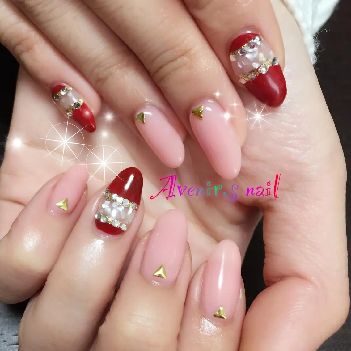 ネイル ボルドー Home Salon Avenir.のネイルデザイン