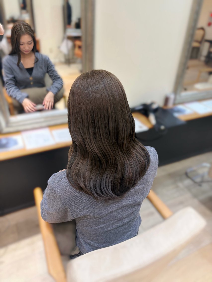 セミロング ヘアカラー トリートメント みゆ/ スタイリスト🎀のヘアスタイル
