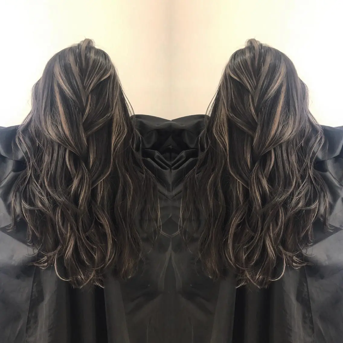 ロング カラー ブリーチカラー🌈 石垣翔太のヘアスタイル