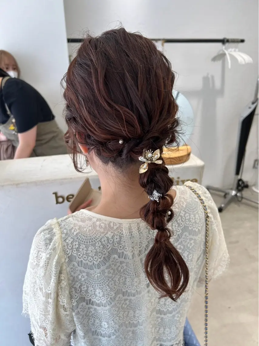 hair set / arrange 🤍の写真
