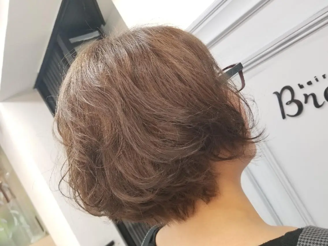 ショート パーマ カラー デジタルパーマ カット 縮毛矯正 SAKURA (サクラ)のヘアスタイル