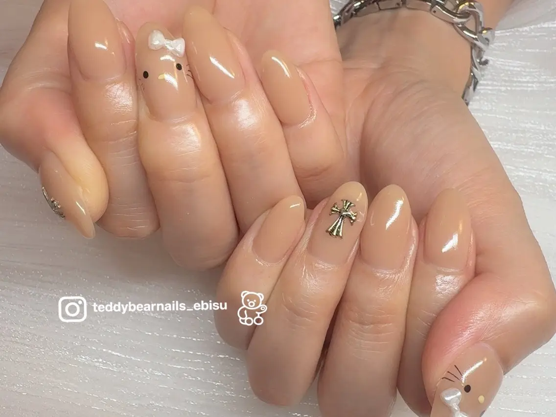 ネイル teddybear nailsのネイルデザイン