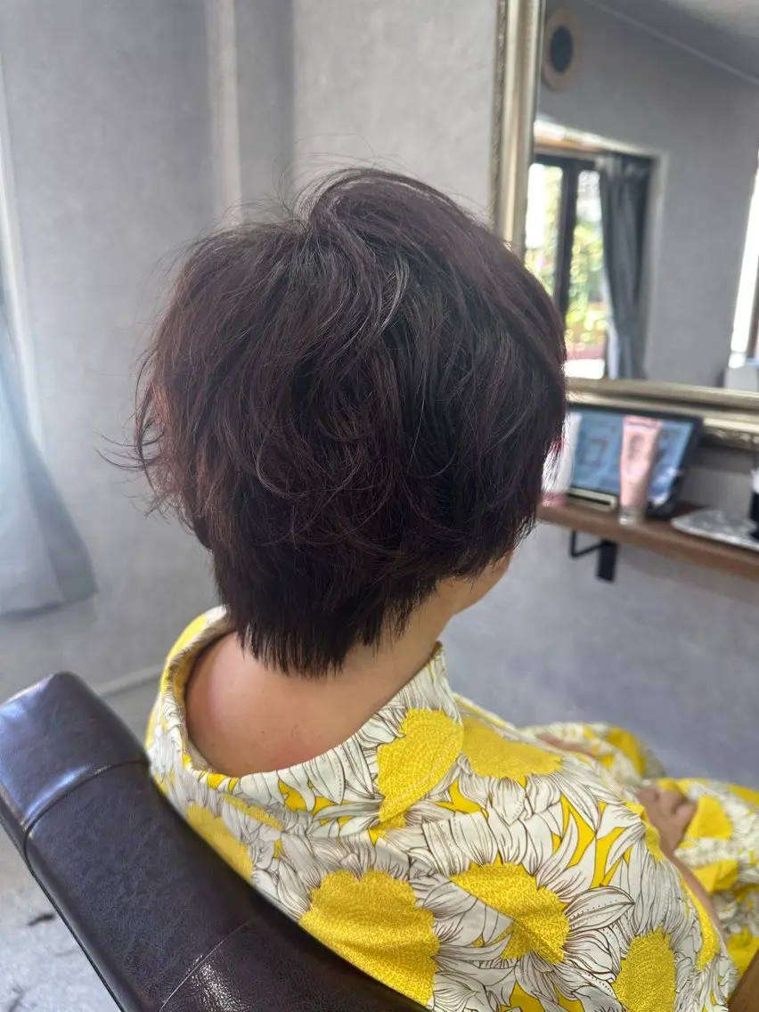 ショート カット ヘアカラー パーマ 縮毛矯正 トリートメント Lien 深井店のヘアスタイル